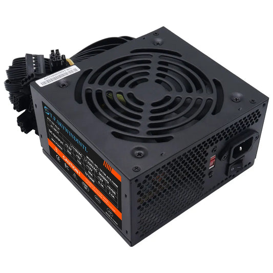 700W PC PSU Power Supply unit Black Gaming Quiet 120mm