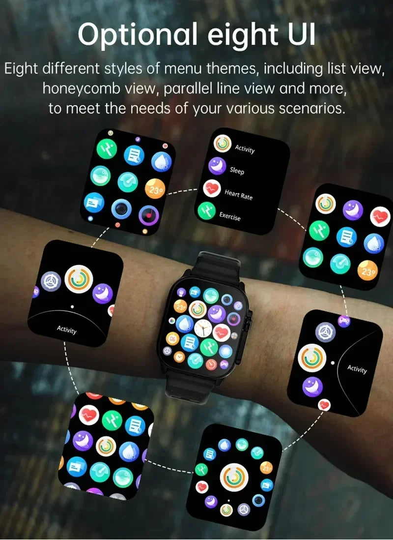 LAXASFIT T900Ultra Smartwatch Bluetooth Talk Smartwatch