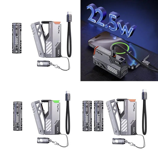 22.5W VYVYLABS Power Bank Detachable Battery Fast Charging